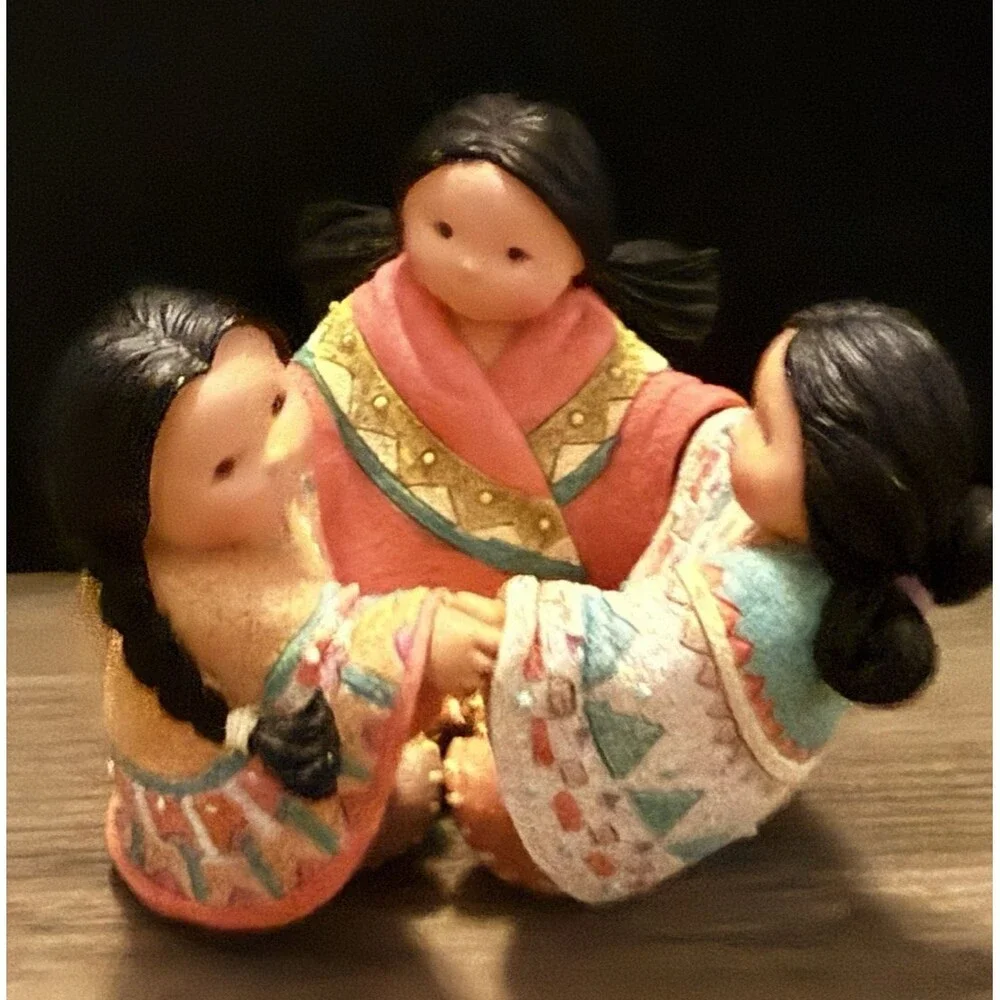 Vintage 1994 Enesco Friends of the Feather Feathered Friends Circle Figurine